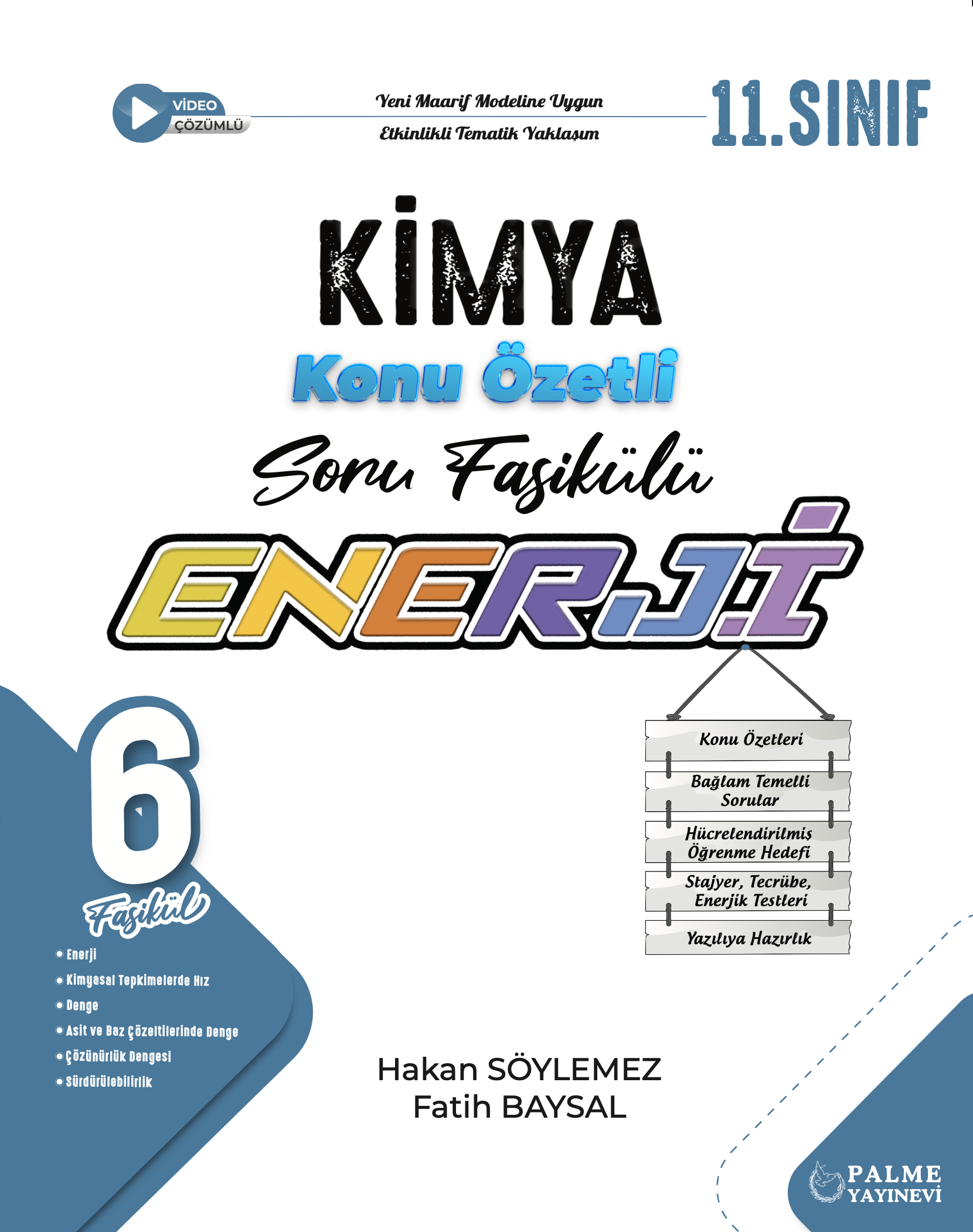 11. SINIF ENERJİ KİMYA KONU ÖZETLİ SORU FASİKÜLLERİ